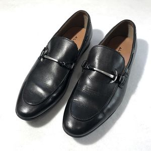 Aldo loafers leather men’s 8 slip on dress shoes
